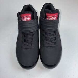 Rawlings Cleats Black Youth Size 4(D)  Cool Flo Sole Baseball New!